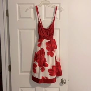 Guess Red Floral Dress